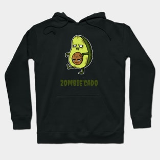 Funny Angry Zombie'Cado Avocado Hoodie